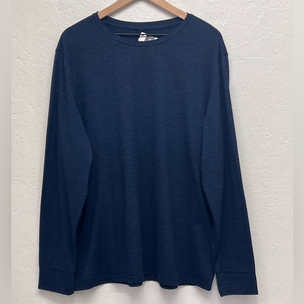 MEMBER'S Mark Men's Favorite Relaxed
Fit Soft Long Sleeve Lounge Tee - Blue